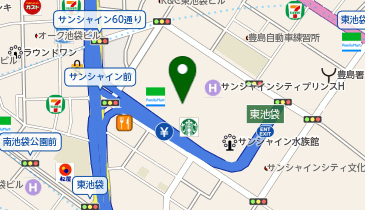 3びきの子ねこ サンシャインシティ店の地図画像