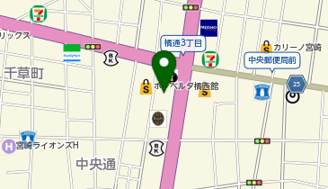 宮崎ナナイロの地図画像