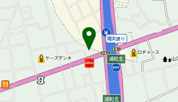 ボンドカーズ 浦和の地図画像