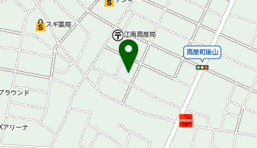 高屋後山公園の地図画像