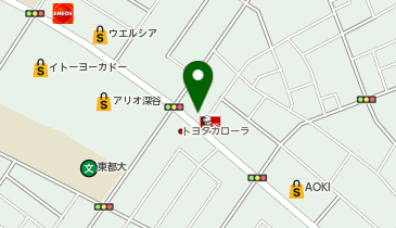 メガネのイタガキ 深谷上柴店の地図画像