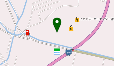 コインランドリーアクア イオンスーパーセンター涌谷店の地図画像