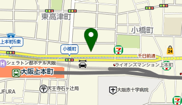 ジョニーのからあげ 上本町店の地図画像