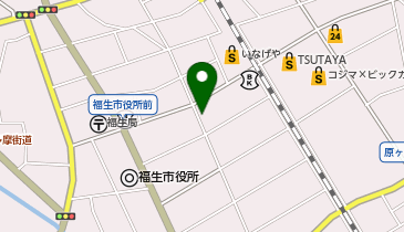 福生市観光案内所 まちなかおもてなしステーション くるみる ふっさの地図画像