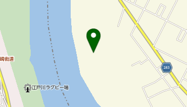 江戸川河川敷サッカー場の地図画像