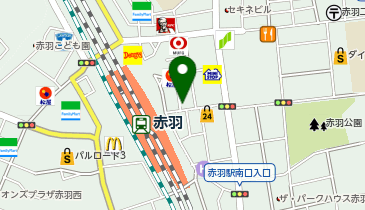 肉汁餃子のダンダダン 赤羽南口店の地図画像