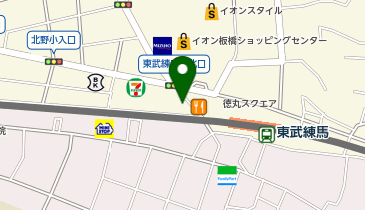 からあげ・とり弁 縁 東武練馬店の地図画像