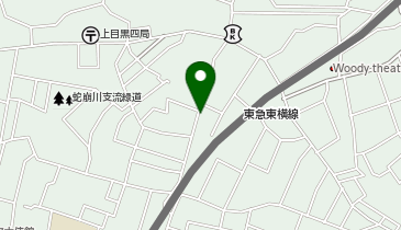 【予約制】バイクス/HONDA トゥデイ 上目黒置き場No.0の地図画像