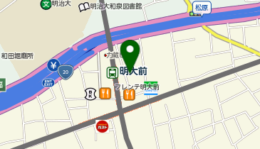 【予約制】バイクス/HONDA TODAY 明大前 松原の地図画像