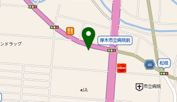 タックルベリー 厚木412号店の地図画像