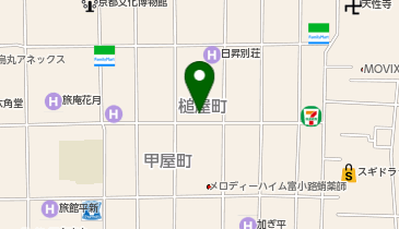 ヴァージンクリニック 京都院の地図画像