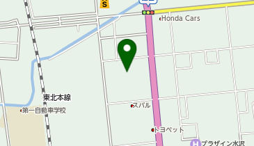 株式会社みちのくクボタ 水沢物流センターの地図画像