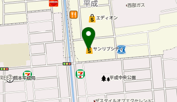 ドラッグストア マツモトキヨシ サンリブシティくまなん店の地図画像