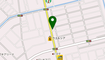 餃子の雪松 越谷店の地図画像