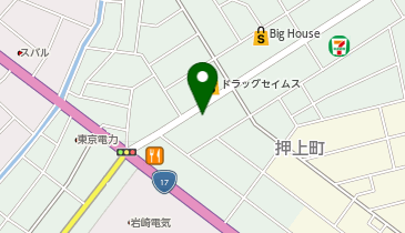 餃子の雪松 行田店の地図画像