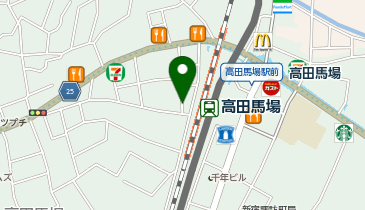 高田馬場ゲーセンミカドの地図画像
