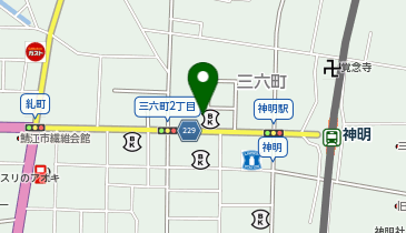 福井信用金庫 神明支店の地図画像