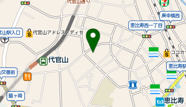 KIDS GARDEN CLASSROOM EBISU(キッズ ガーデン クラスルーム エビス)の地図画像