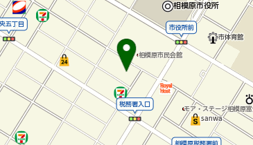 相模原市立総合学習センター 生涯学習センターの地図画像