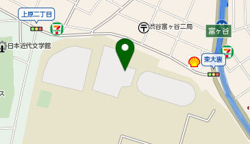 東京大学運動会ラグビー部の地図画像