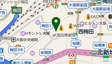 ABC Cooking Studio(クッキング スタジオ) ハービスOSAKAスタジオの地図画像