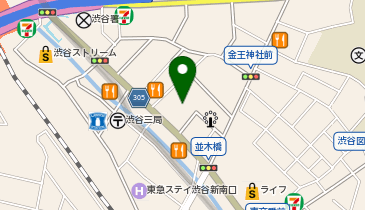 オープンハウスグループ 渋谷ショールームの地図画像