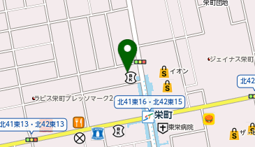 富士メガネ 栄町店の地図画像