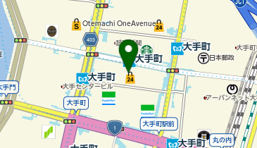 富士メガネ 東京大手町ビル店の地図画像