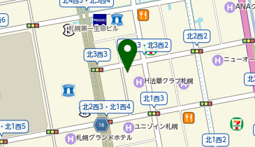 N&deg;il duca札幌(ナンバーイルデュッカ札幌)の地図画像