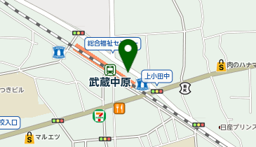 武蔵中原個室居酒屋 のどかの地図画像