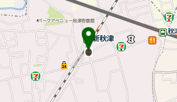 から揚げの天才 新秋津店の地図画像