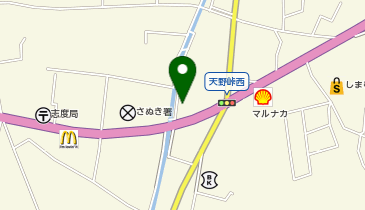 乃が美はなれ さぬき販売店の地図画像