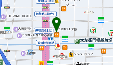 OKURA(オオクラ) 大阪本店の地図画像