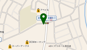 炭火焼肉 郷土料理 ひし丸 北野店の地図画像