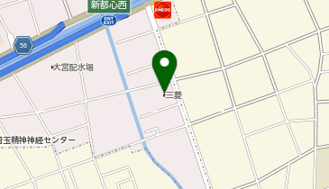 東日本三菱自動車販売 大宮店の地図画像