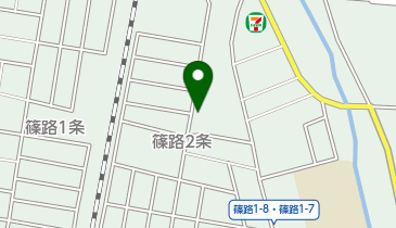 ユアホールしのろの地図画像