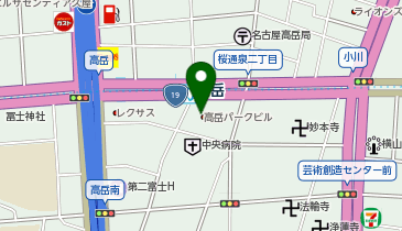 萩原エレクトロニクス株式会社の地図画像