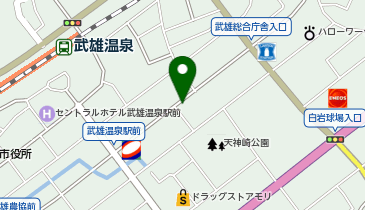 たけお若者サポートステーションの地図画像