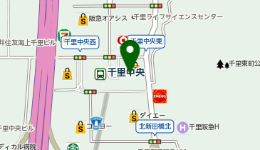 キムラフルーツ 千里店の地図画像