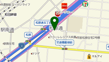 KUSHITANI SHOP(クシタニショップ) 神戸の地図画像