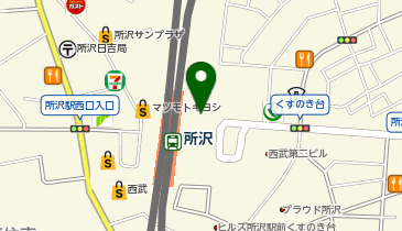 エステサロン さくら グランエミオ所沢店の地図画像