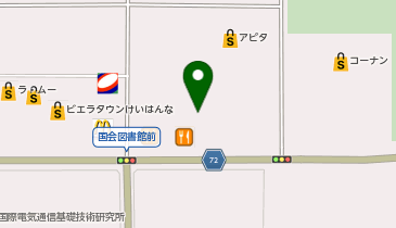Seria(セリア) アピタタウンけいはんな店の地図画像