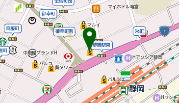 Luck・Rack Clearance Market(ラック ラック クリアランス マーケット) 松坂屋静岡店の地図画像