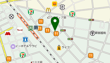 バーガーキング 蕨駅東口店の地図画像
