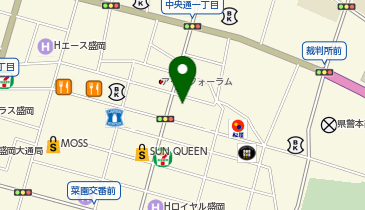 万代アミューズ 盛岡店の地図画像