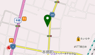 餃子の雪松 小山店の地図画像