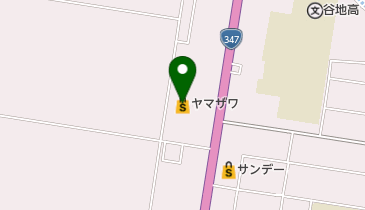 ヤマザワ薬品 谷地店の地図画像