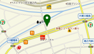 麺場 田所商店 多摩ニュータウン店の地図画像