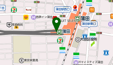 ジンギスカン楽太郎 蒲田店の地図画像