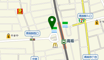 ひびき庵 高坂駅西口店の地図画像